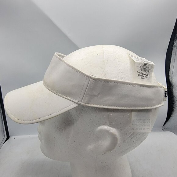 Wilson Tennis White Visor Hat Cap Adjustable Breathable Casual Sports - Picture 2 of 9